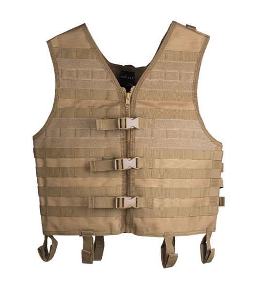 Mil-Tec Molle Carrier Weste Gen.II Coyote