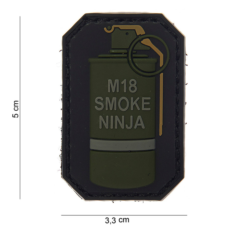 3D PVC M18 smoke Ninja Patch