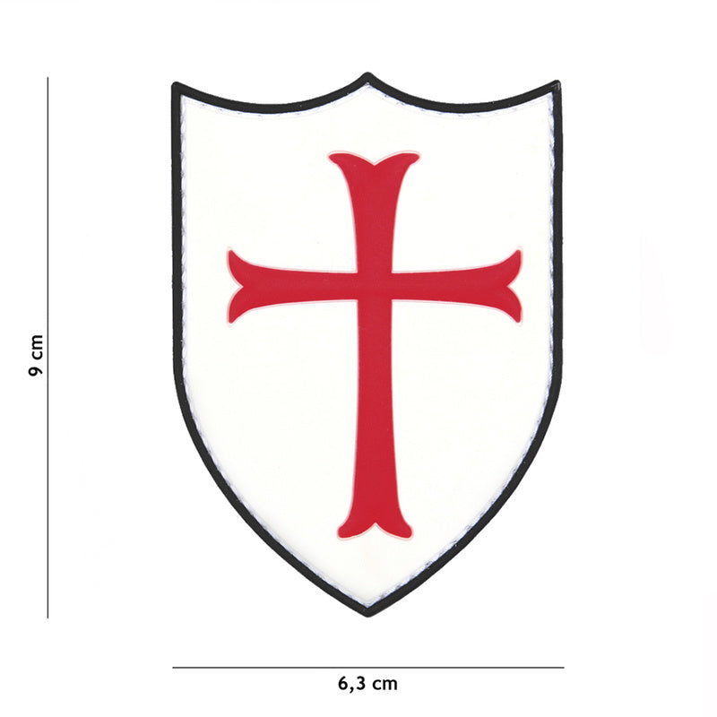 PVC 3D Crusader Shield Patch