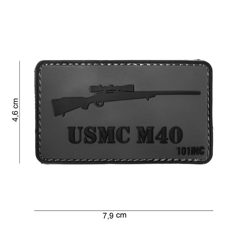 3D PVC usmc M40 Patch
