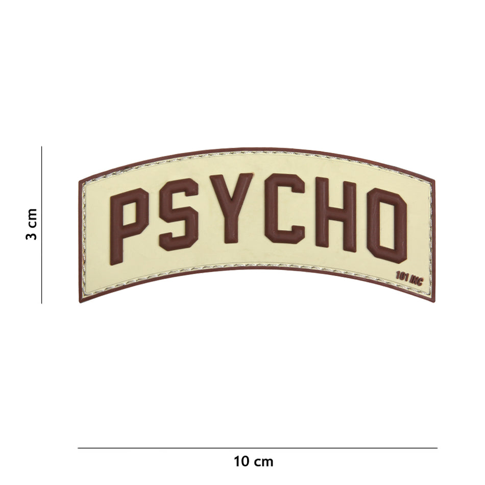 Patch 3D PVC Psycho