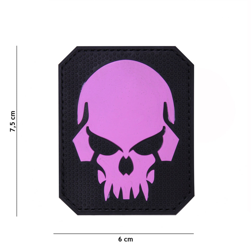 Patch 3D PVC Pirate skull