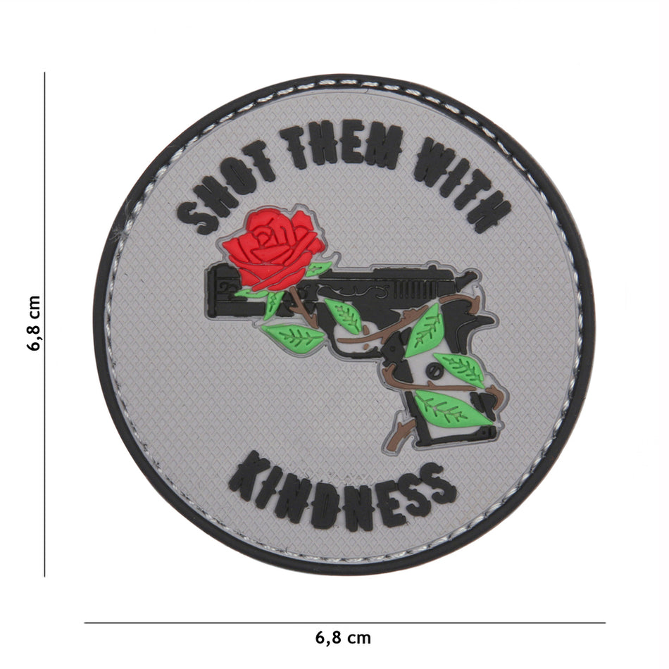 Patch 3D PVC Shot them with kindness
