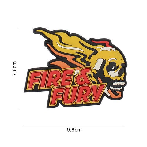 PVC 3D Patch Fire & Fury