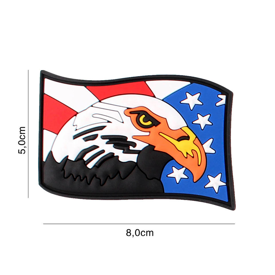 3D PVC USA Eagle Adler Patch