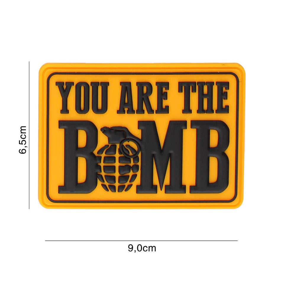 3D PVC You Are The Bomb Patch