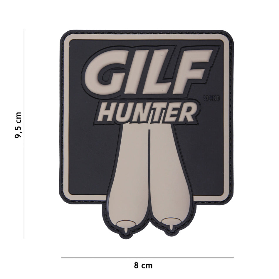 3D PVC gilf hunter Patch