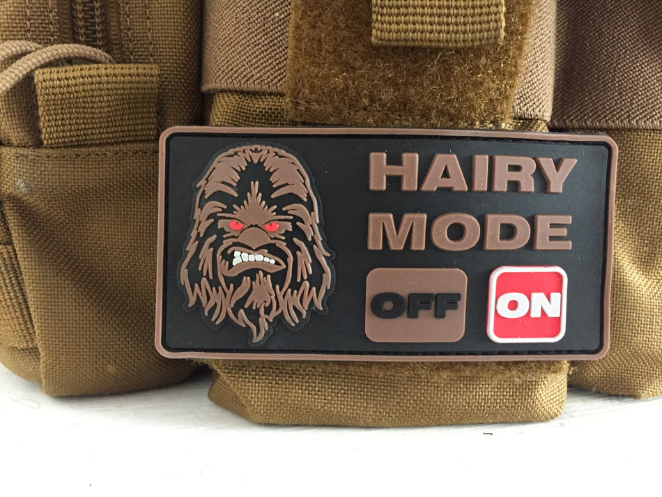 PW Hairy mode on 3D PVC Patch