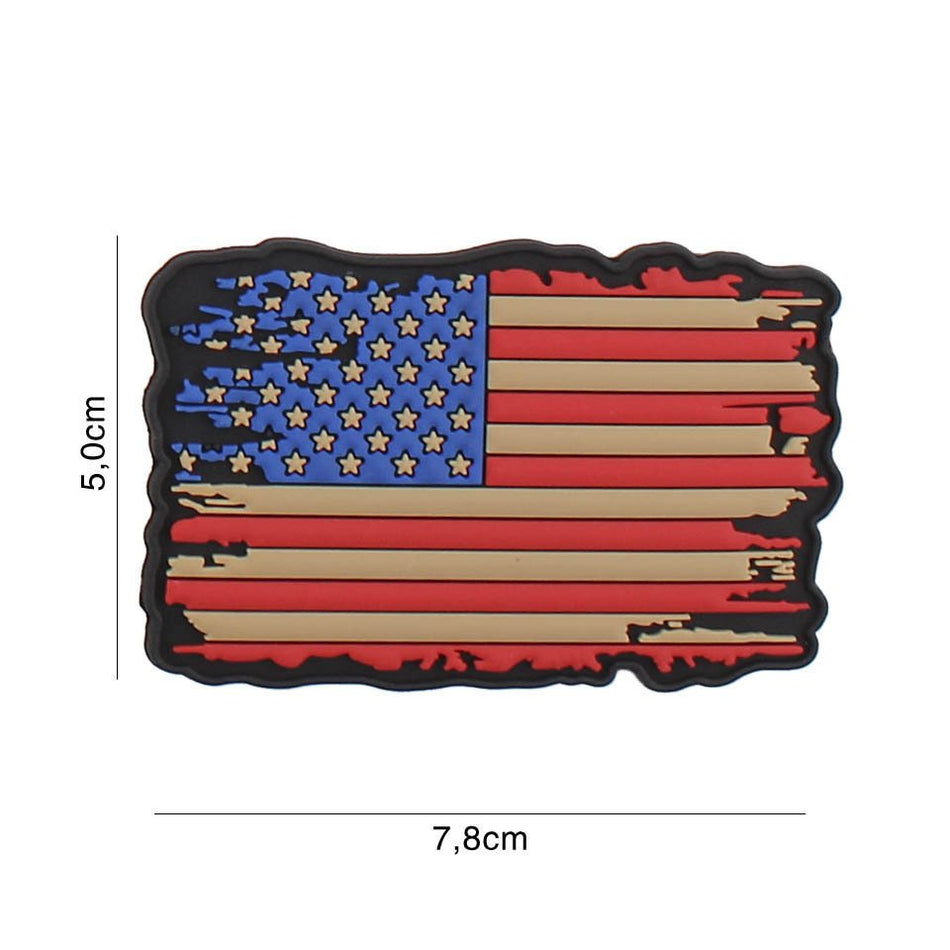 PVC 3D Patch USA Vintage