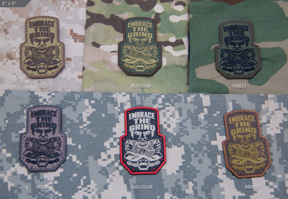 Mil Spec Monkey Patch PVC Embrace The Grind