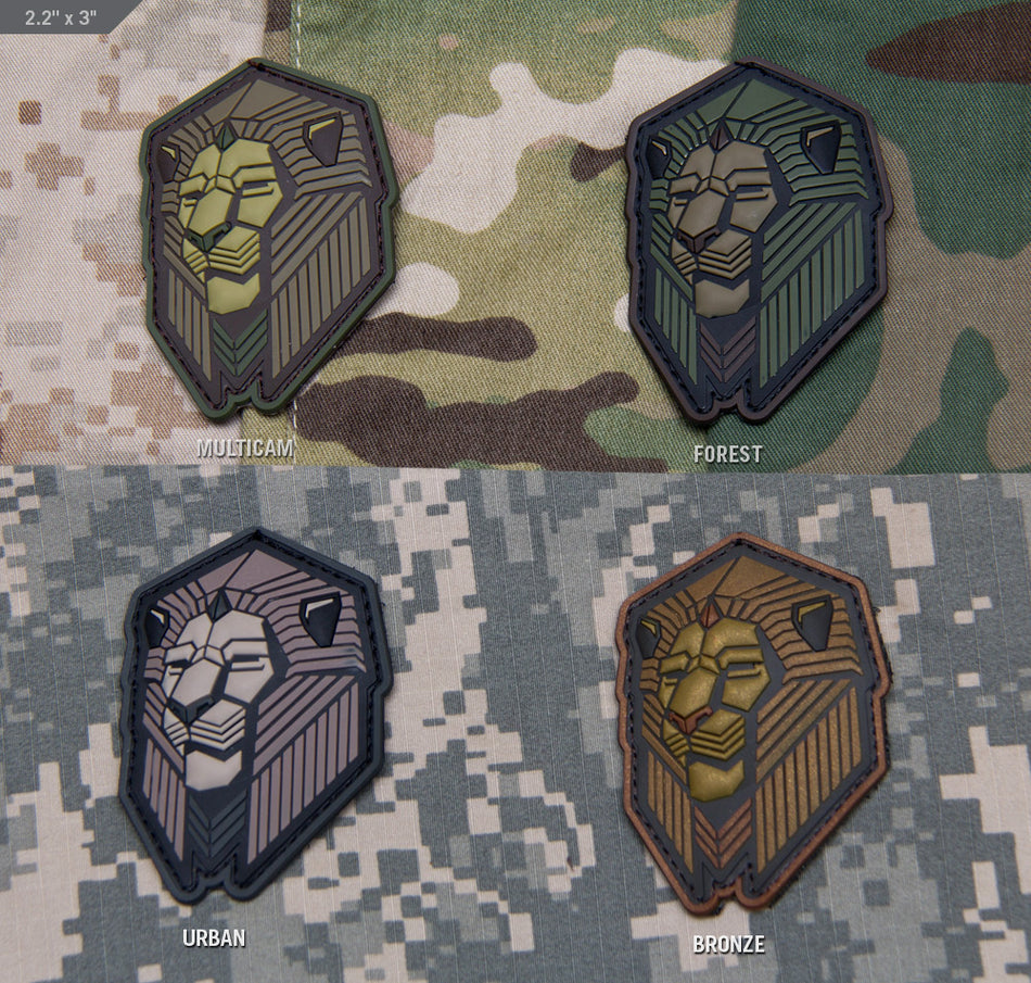 Mil Spec Monkey Patch Industrial Lion PVC