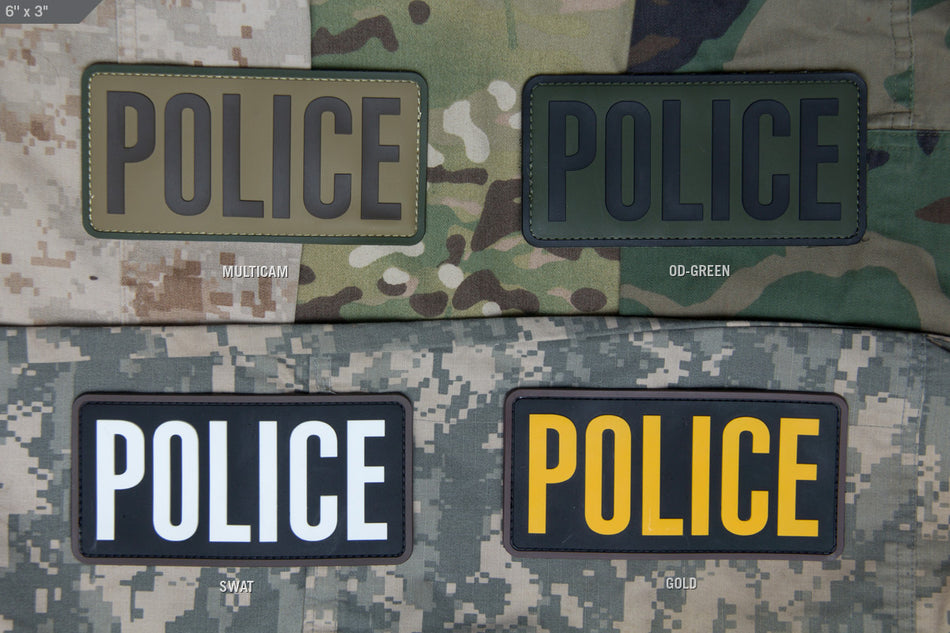 Milspec Monkey POLICE PVC Patch 15x7,5cm