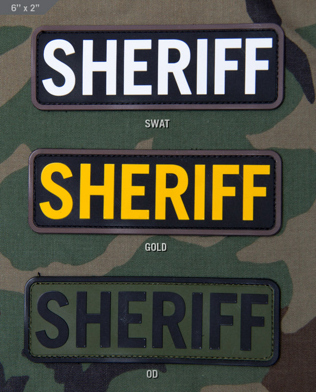 Mil Spec Monkey Patch SHERIFF PVC 21,5x7,5cm