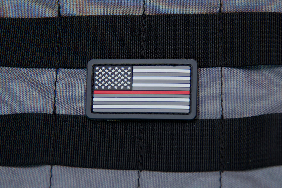 Mil Spec Monkey Patch US Flag PVC Mini Thin Red Line
