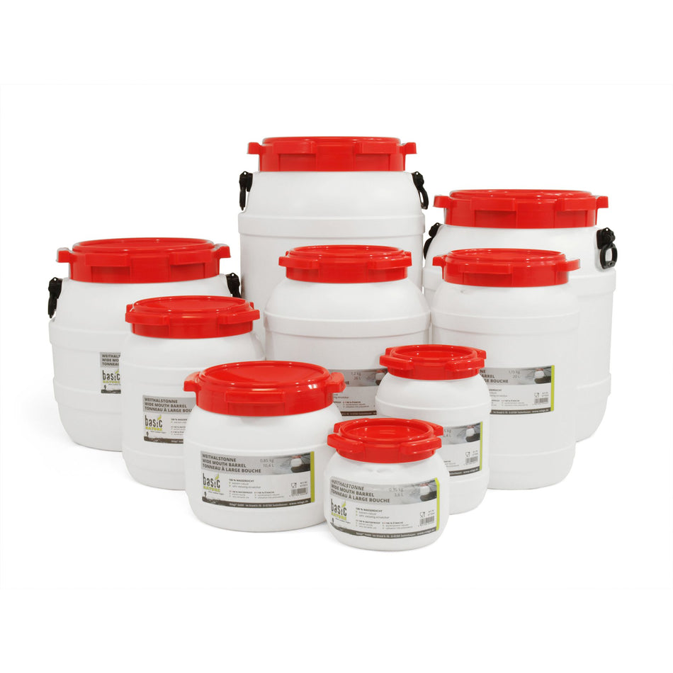 BasicNature Weithalstonne, rund Transporttonne
