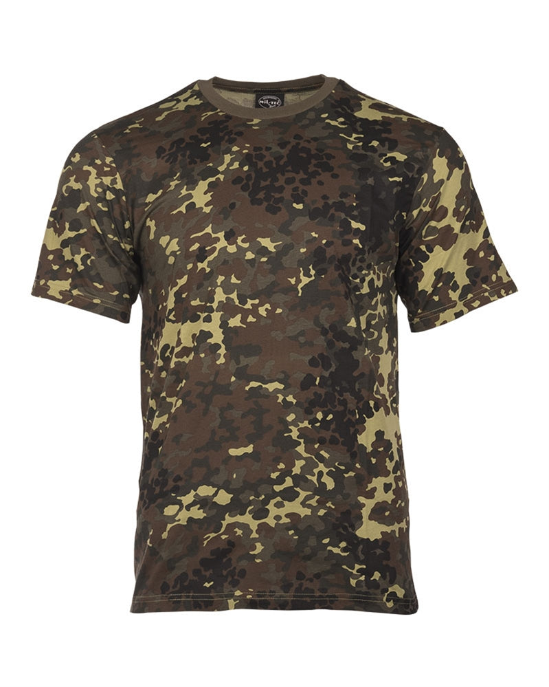 Mil-Tec Tarndruck T-Shirt -Verschiedene Tarnmuster- Camo Shirt