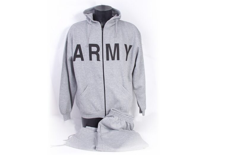 US Army Jogginganzug Polycotton grau