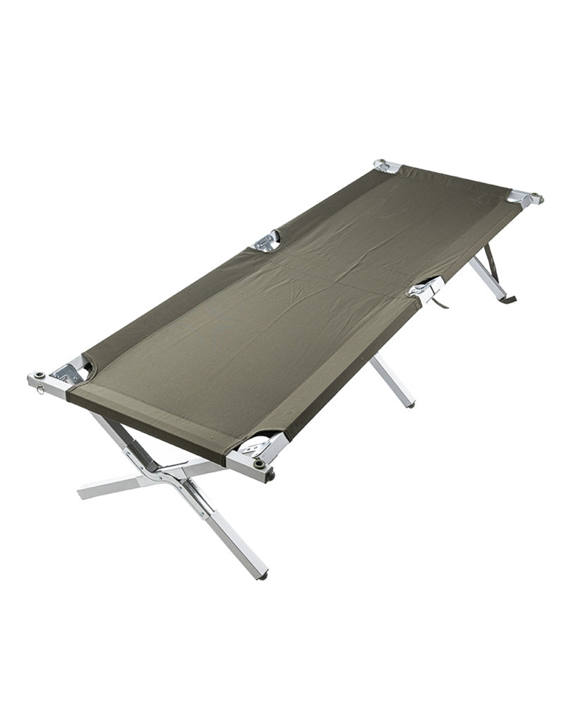 Mil-Tec US Feldbett mit Alu Gestell 210×70 cm Gen. II
