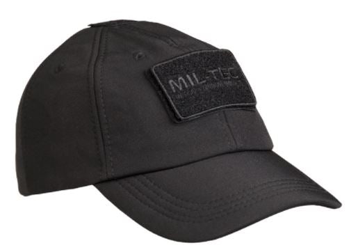 Mil-Tec Baseball Cap Softshell Schwarz