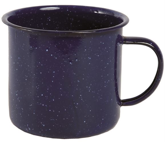 Mil-Tec Western Trinkbecher Emaille 305ml Blau