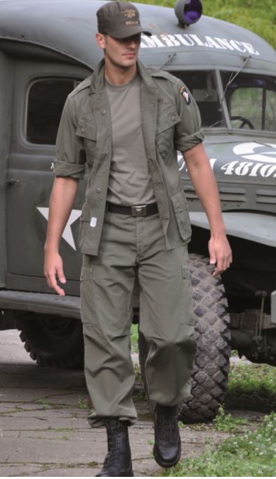 Mil-Tec US Jungle Jacket M64 Vietnam Oliv