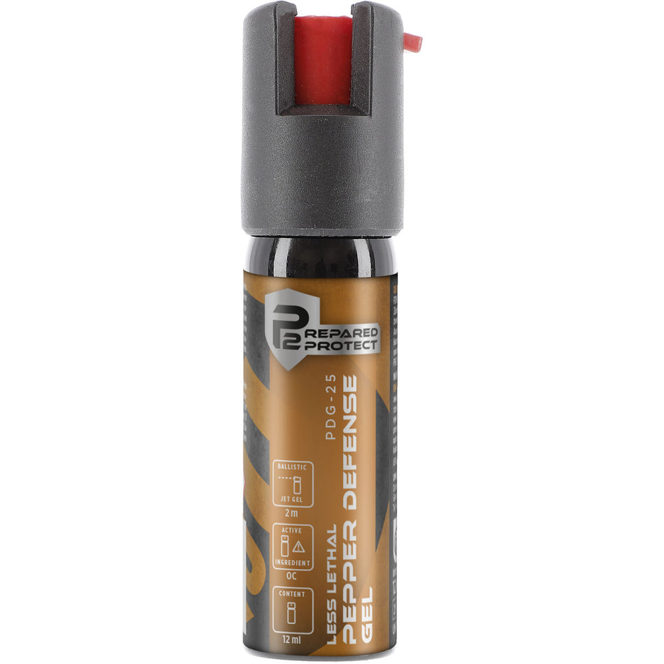 P2P PDG-25 Pfeffergel Tierabwehrspray 12ml ballistischer Strahl