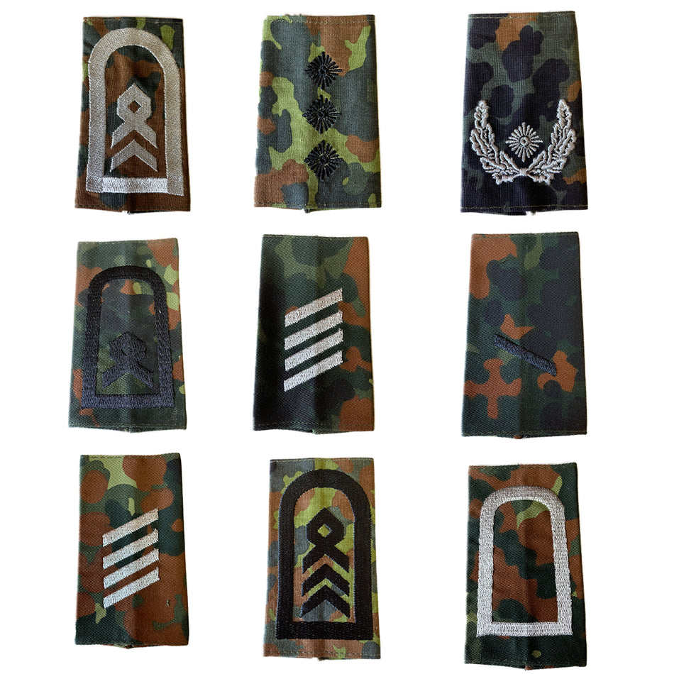 Bundeswehr Heer Rangabzeichen Flecktarn