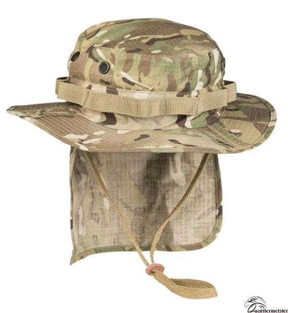 Mil-Tec Brit. Boonie Ripstop mit Neckflap