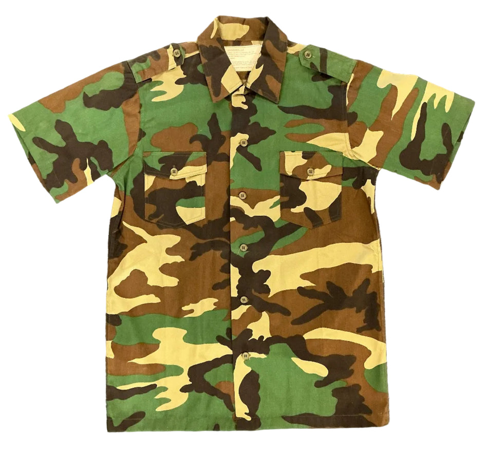 USMC Shirt Surival M-94 90er Jahre Vintage Militaria M81 Woodland BDU