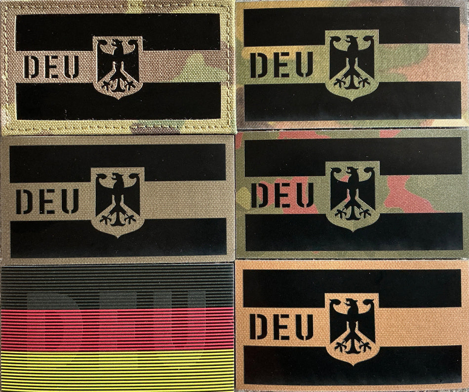 IR Infrarot Patch DEU Deutschland 9x5cm