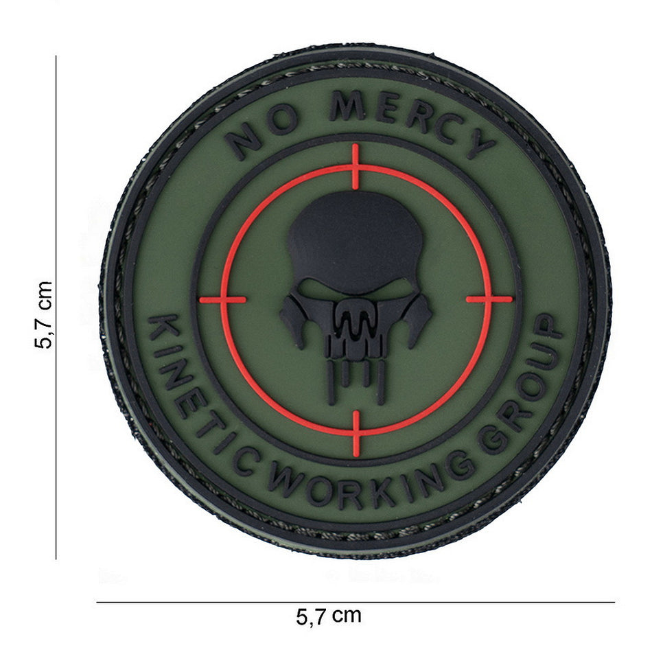 Patch 3D PVC No mercy kinetic working group