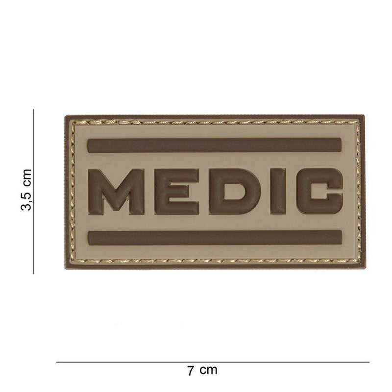 Patch 3D PVC Medic desert