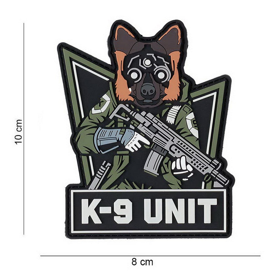 Patch 3D PVC K-9 Unit glow in the dark