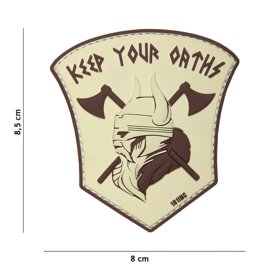 Patch 3D PVC Keep Our Oarths