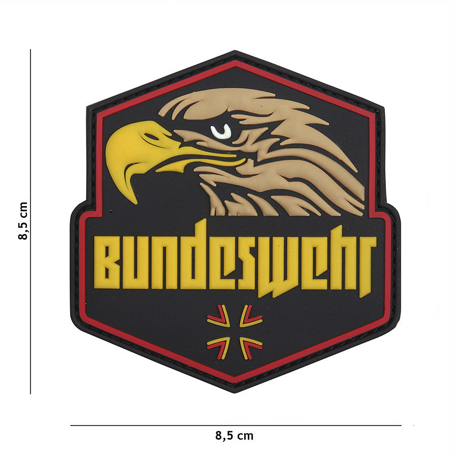 Patch 3D PVC Bundeswehr gelb