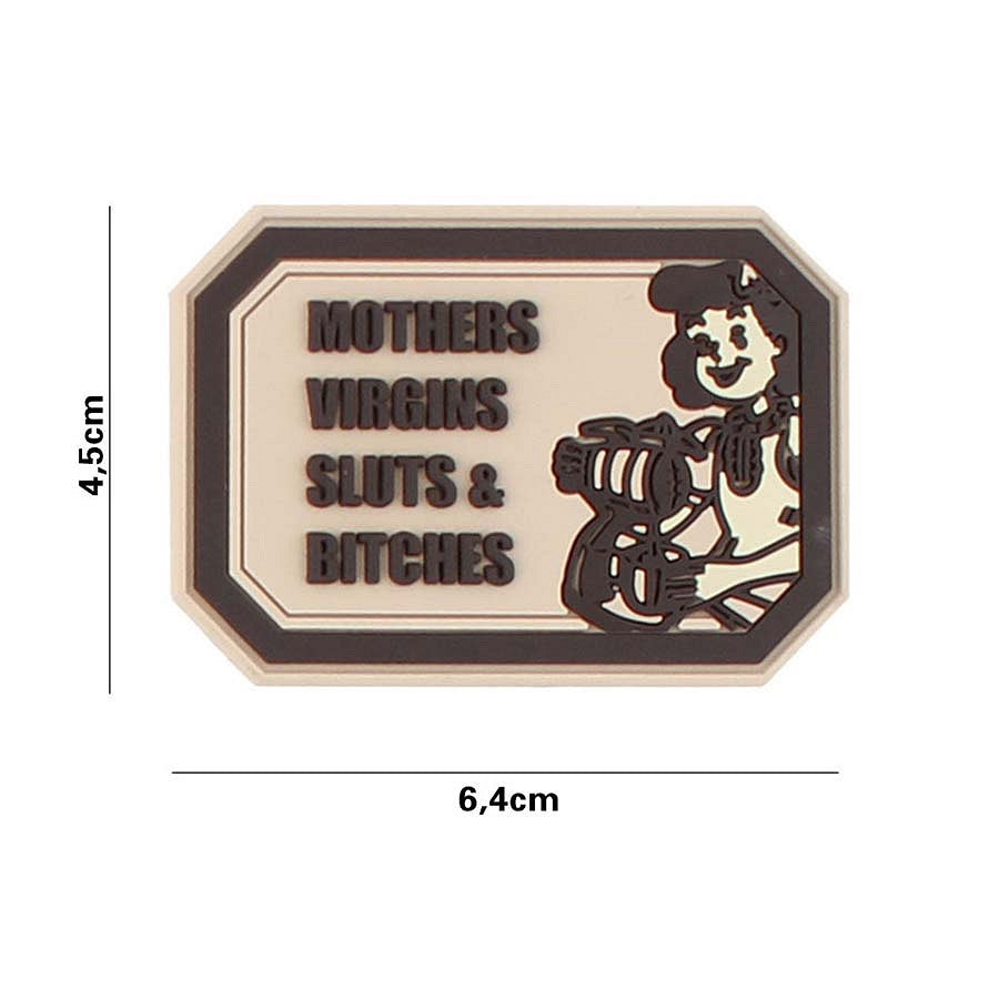 Patch 3D PVC Mothers Virgins Sand