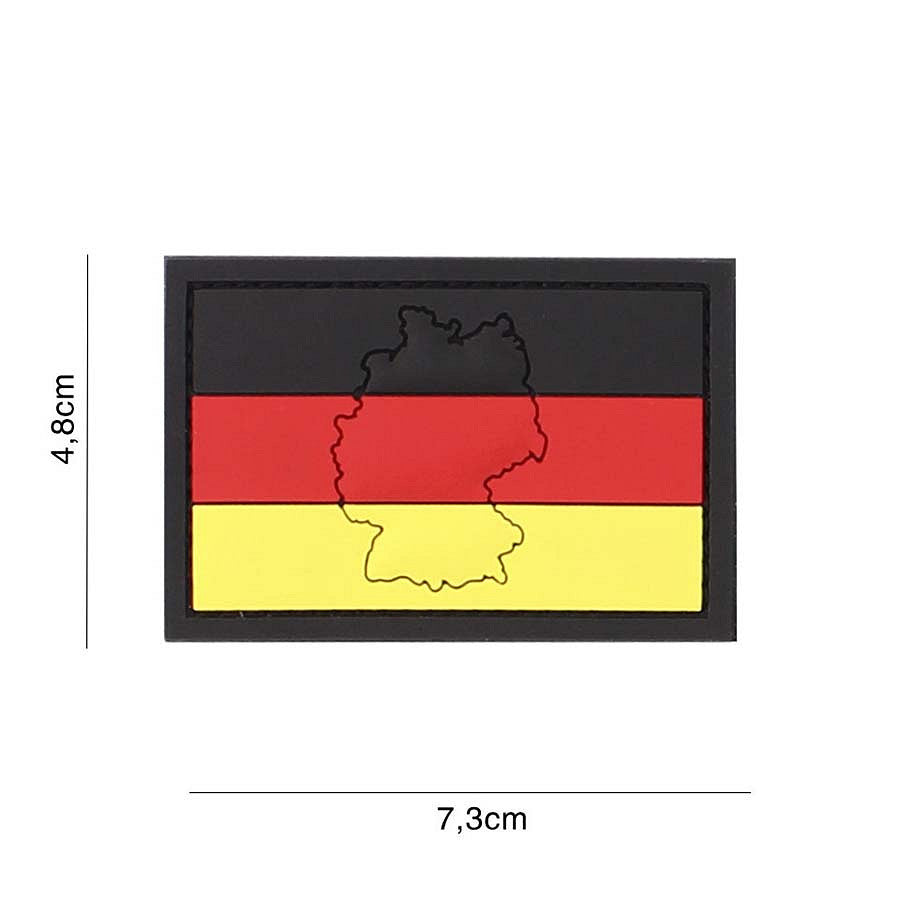 Patch 3D PVC Germany Deutschland mit Kontur