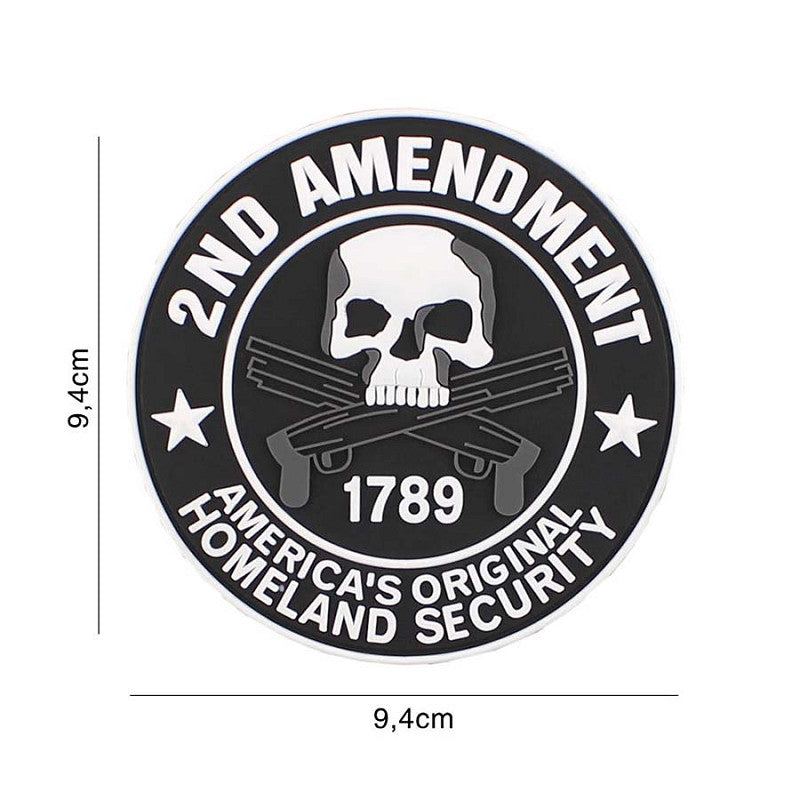 Patch 3D PVC 2nd Amendment Homeland Security