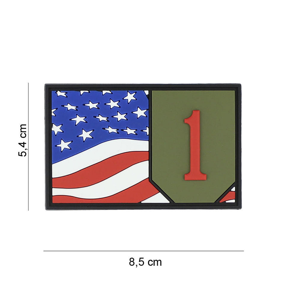Patch 3D PVC 1st Infantry Flag