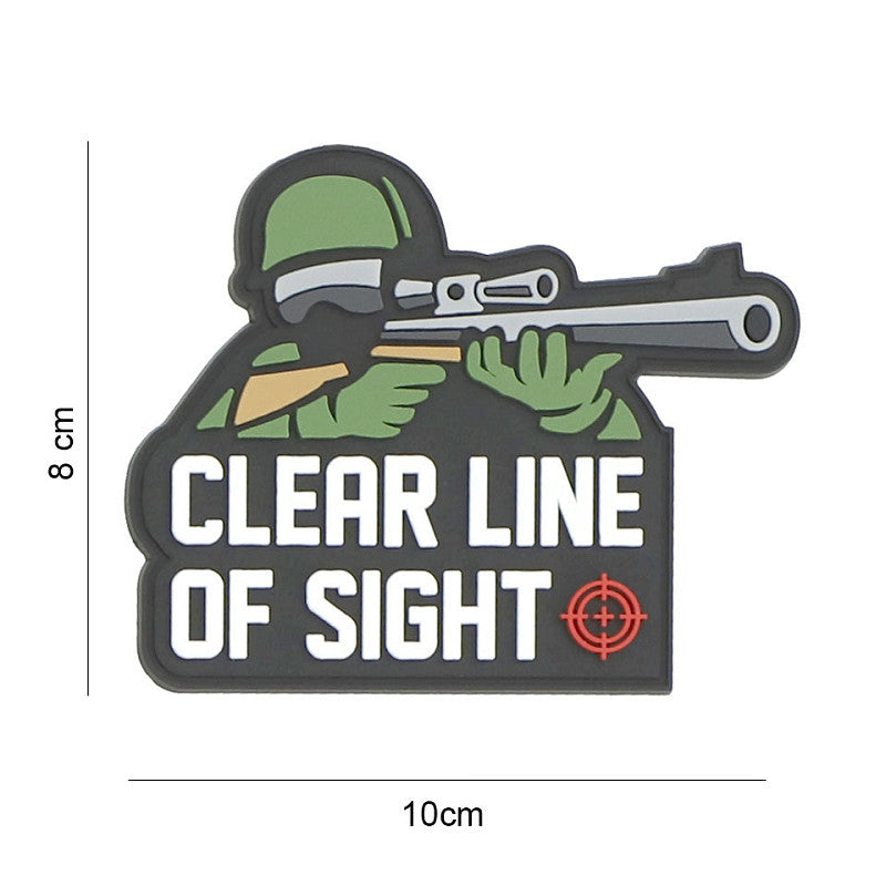 Patch 3D PVC Clear line of sight