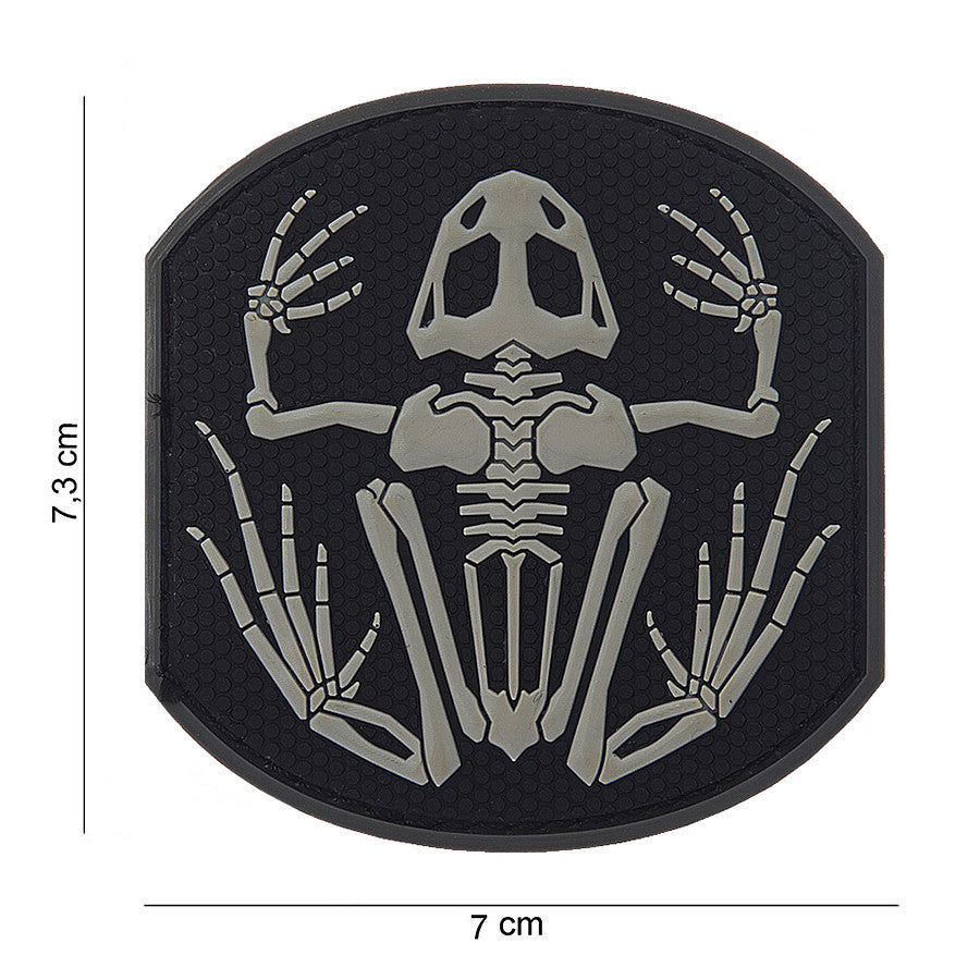 Patch 3D PVC Frog Skeleton