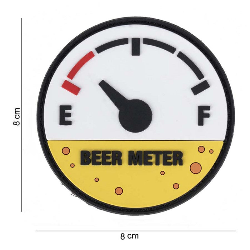 Patch 3D PVC Beer Bier Meter