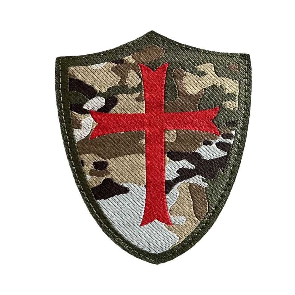 Clawgear Stoff Patch Crusader Schild