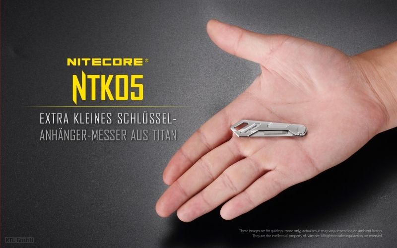 Nitecore NTK05 Titan Schlüsselanhänger Messer