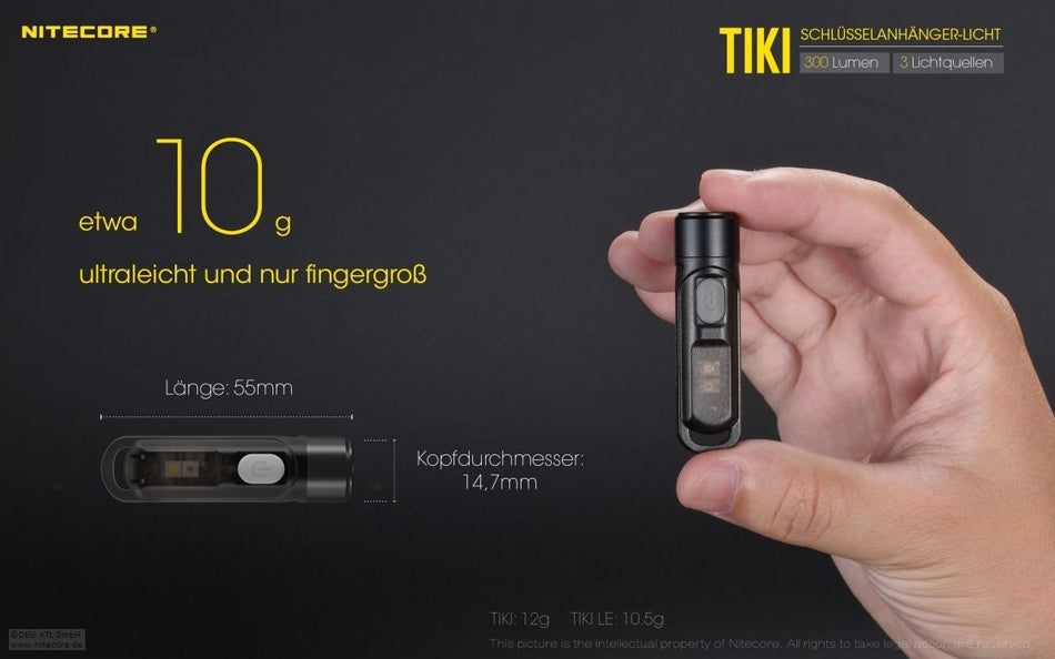 Nitecore TIKI LE - 300 Lumen