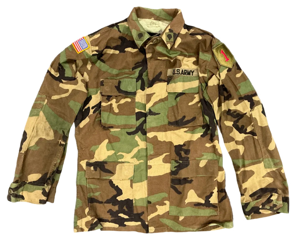 US Army Combat Jacke Feldjacke Woodland Surplus