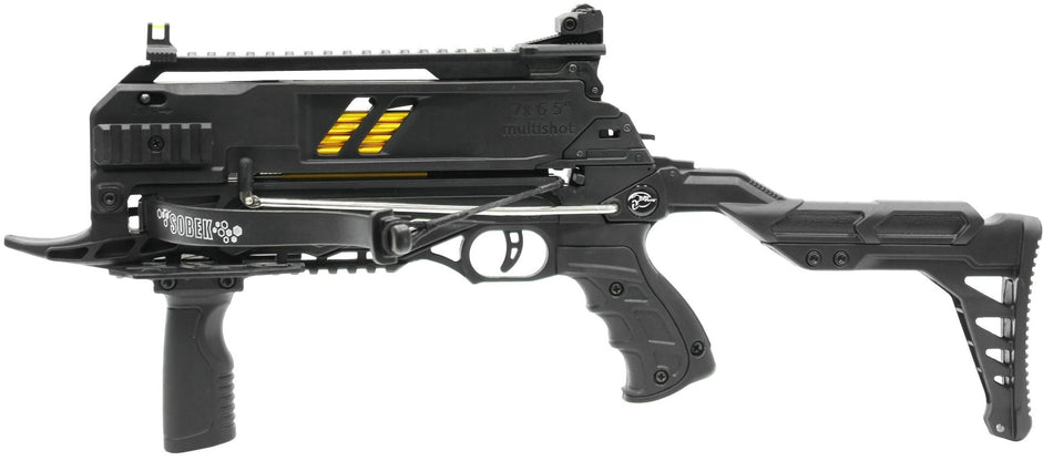 SOBEK Pistolenarmbrust 80 lbs – Repetierarmbrust mit 7-Schuss Magazin