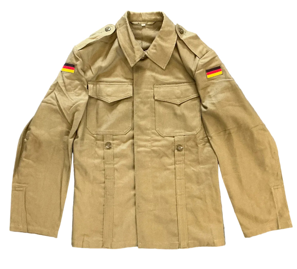 Bundeswehr Moleskin Feldjacke – 1970er Jahre (Tailliert) Steingrau Oliv