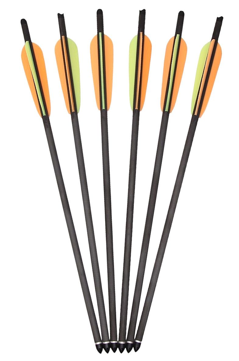 6 Stck. Carbonpfeile 20"