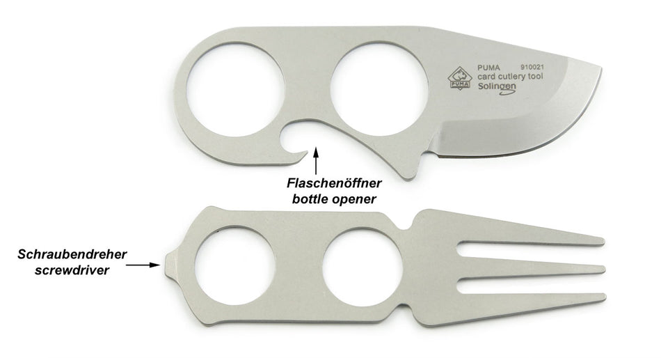 PUMA Solingen - Besteck im Kreditkartenformat